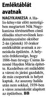 Zalai Hírlap 2020 09 30 229sz 03old - Emléktáblát avatnak.jpg Zalai Hírlap 2020 09 30 229sz 03old - Emléktáblát avatnak.jpg