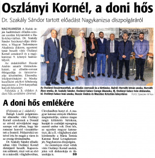 Zalai Hírlap 2023 04 14 086sz 01,02old - Oszlányi Kornél, a doni hős.jpg Zalai Hírlap 2023 04 14 086sz 01,02old - Oszlányi Kornél, a doni hős.jpg